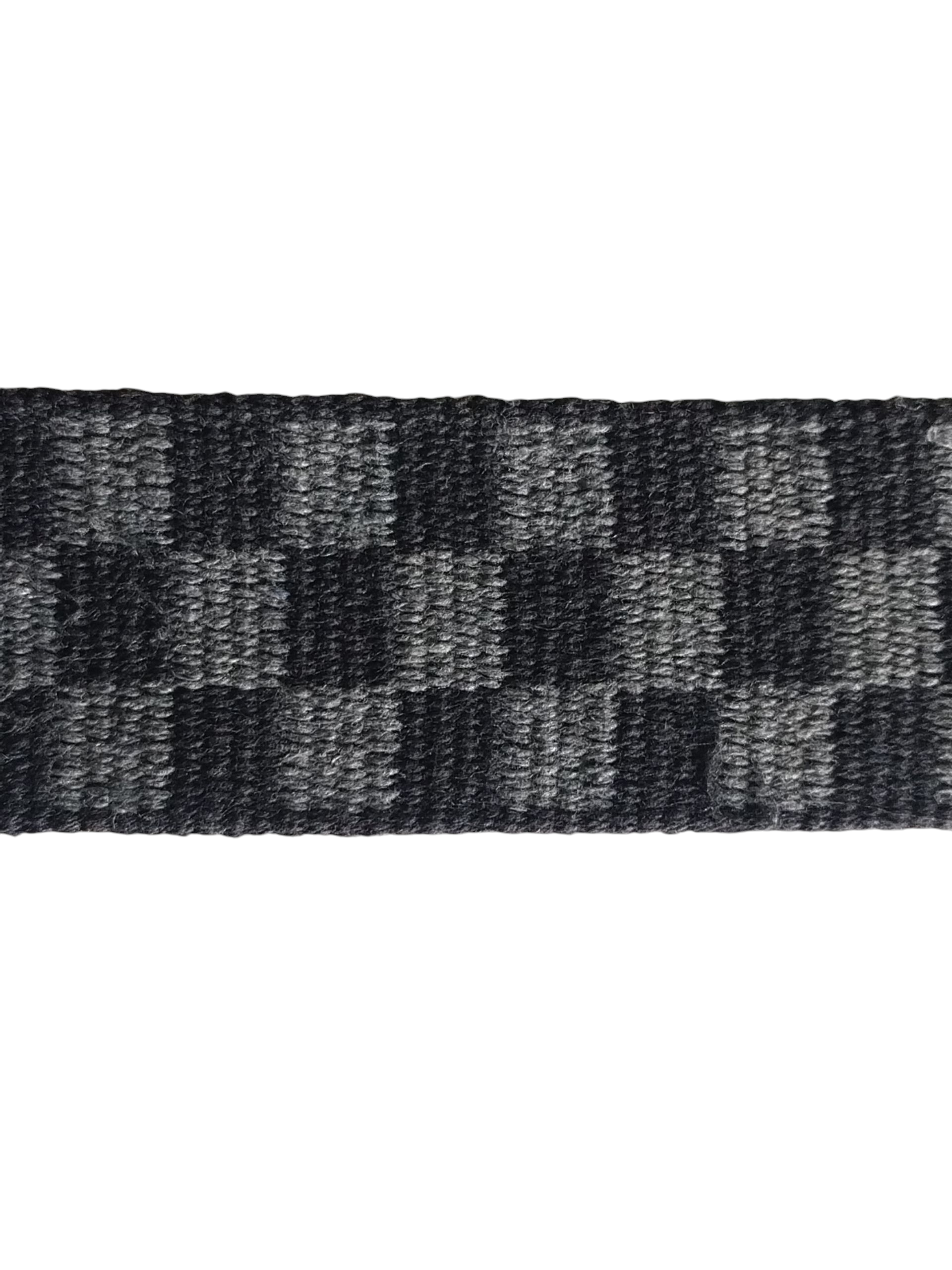 ALGODÃO XADREZ 39mm (PRETO/CINZA VERSO PRETO)