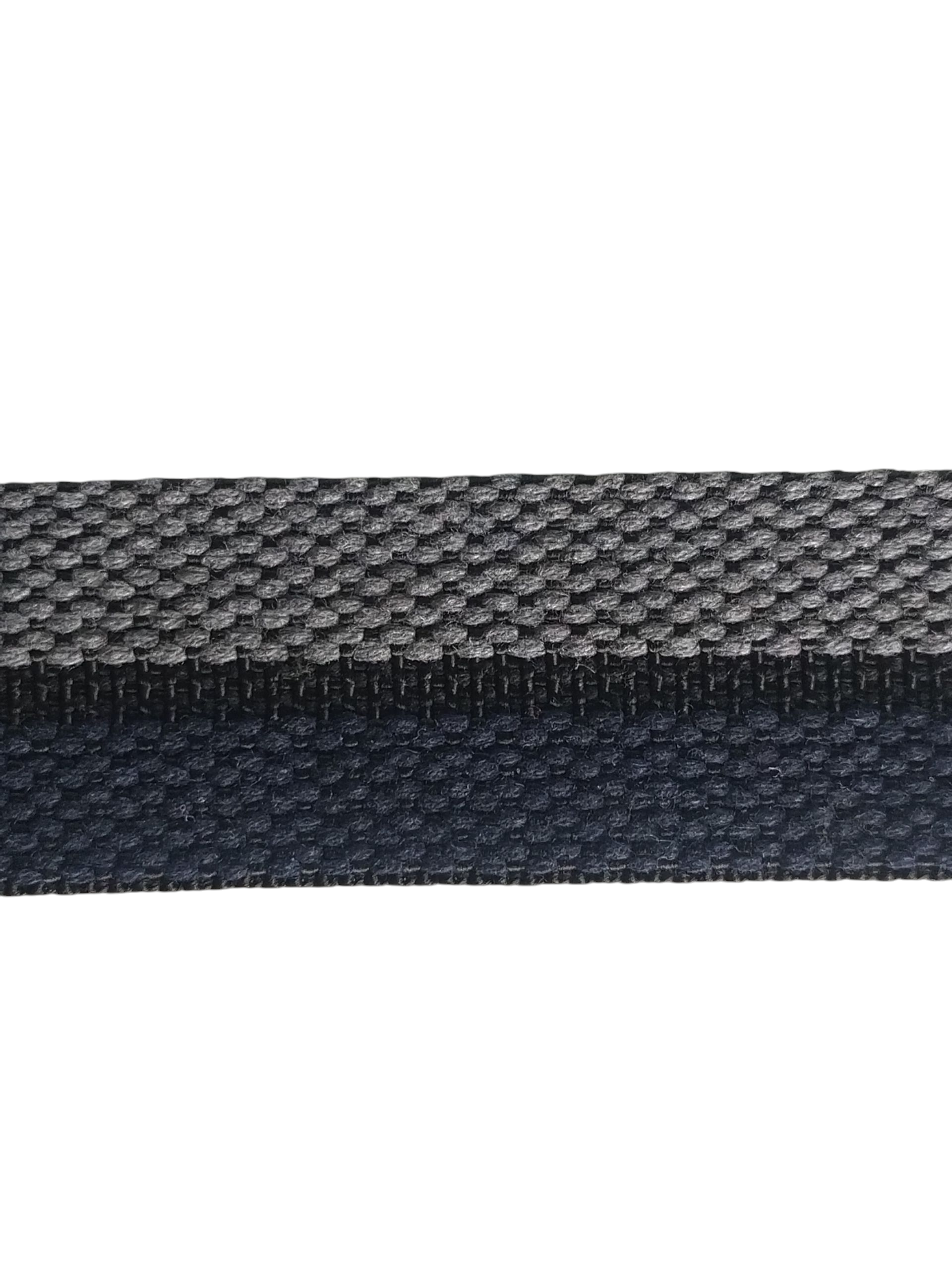 ALGODÃO PEROLADO DUPLA FACE EXTRA-FRACO BAIXA CAVIDADE 39mm (MARINHO/MEIO PRETO/CINZA VERSO PRETO)