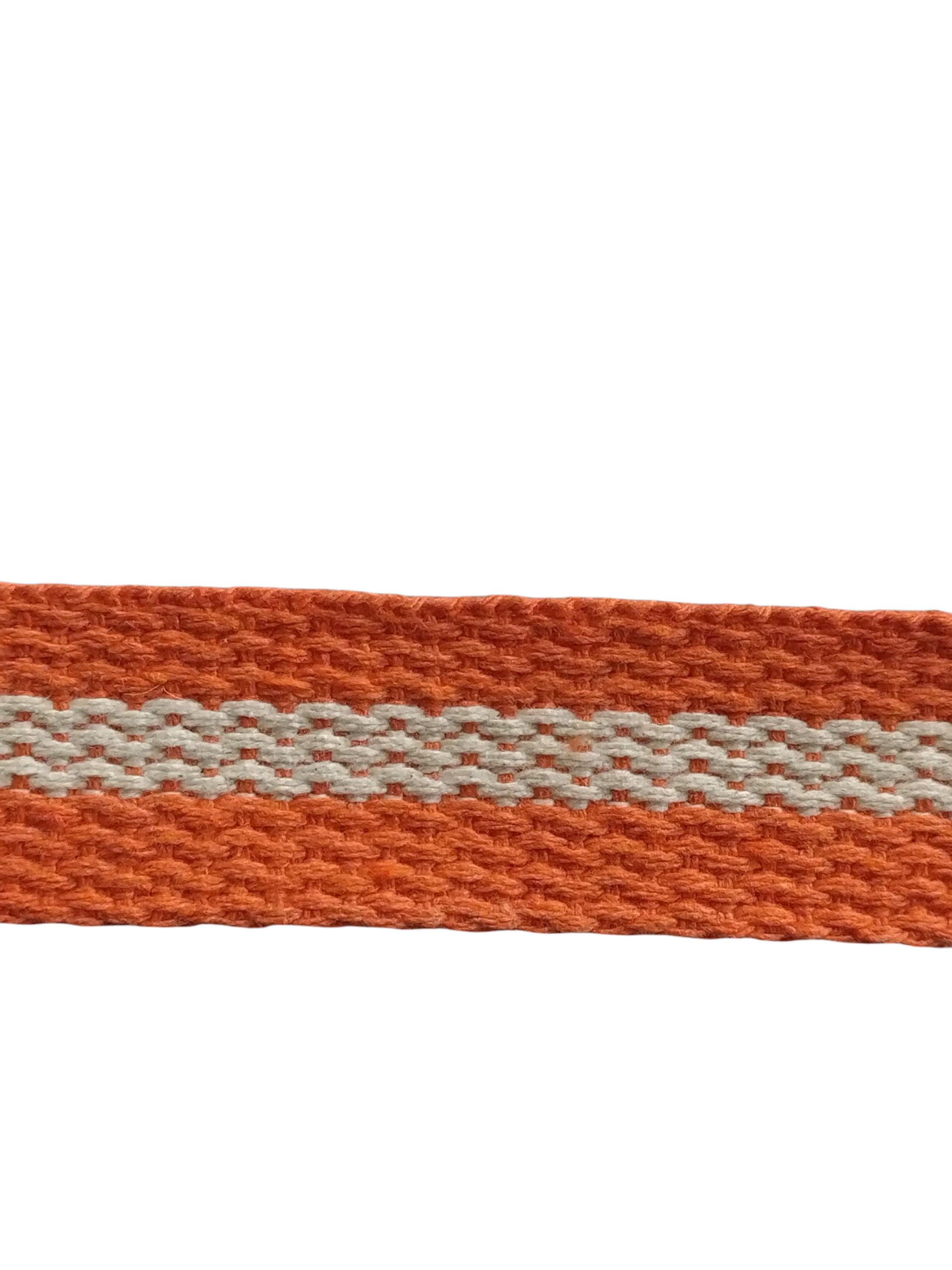 ALGODÃO CCE - 3 FAIXAS 30mm (LARANJA/CRU/LARANJA)