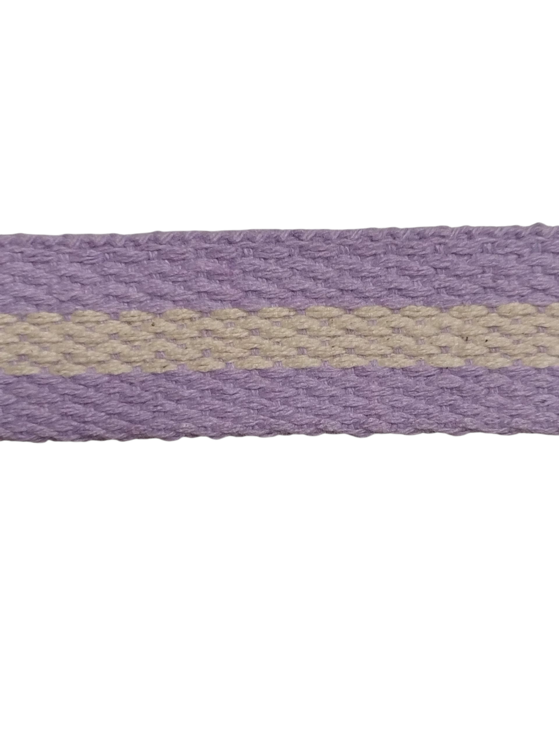ALGODÃO CCE - 3 FAIXAS 30mm (LILAS/CRU/LILAS)