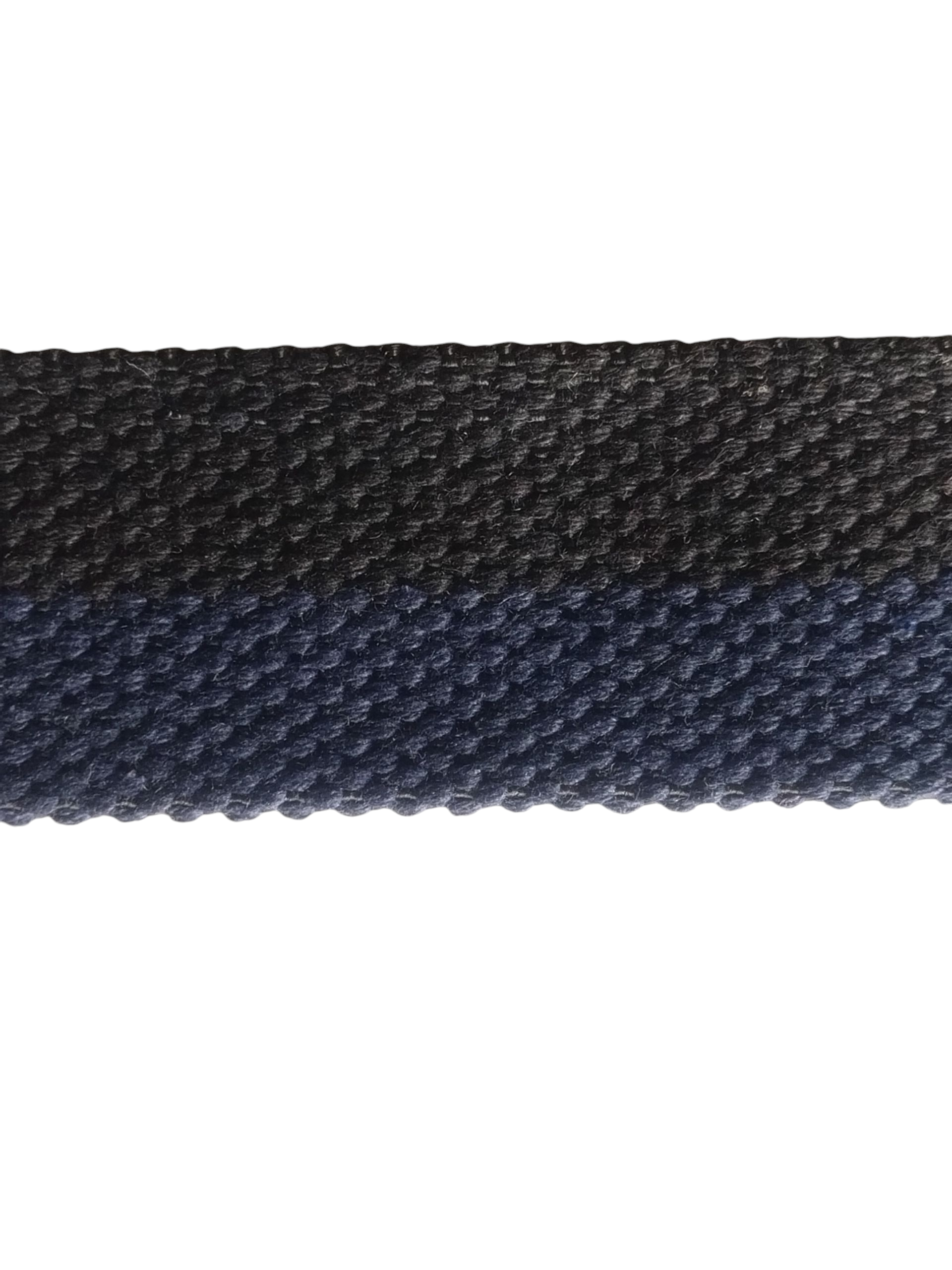 ALGODÃO PEROLADO LEVE DUPLA FACE 39mm (1/2 PRETO - 1/2 MARINHO VERSO PRETO)