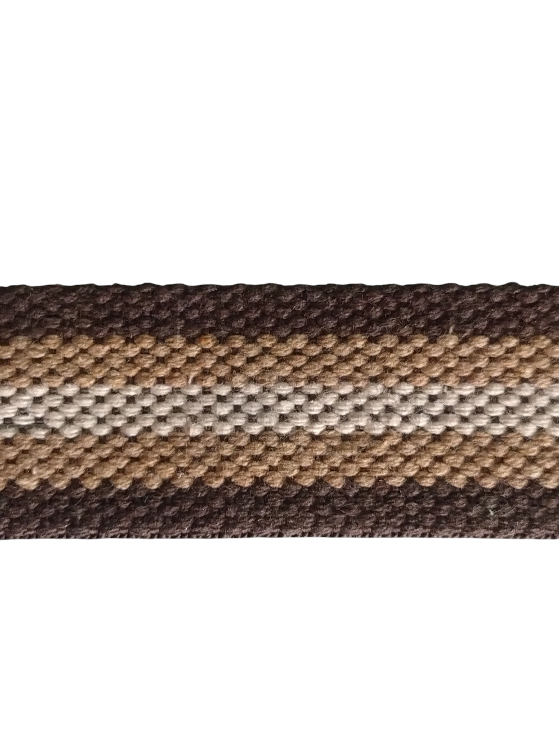 ALGODÃO PEROLADO LEVE DUPLA FACE 39mm (MARROM(8MM)/CARMURÇA(8MM)/AREIA(8MM)/CARMUÇA(8MM)/MARROM(8MM) VERSO MARROM)