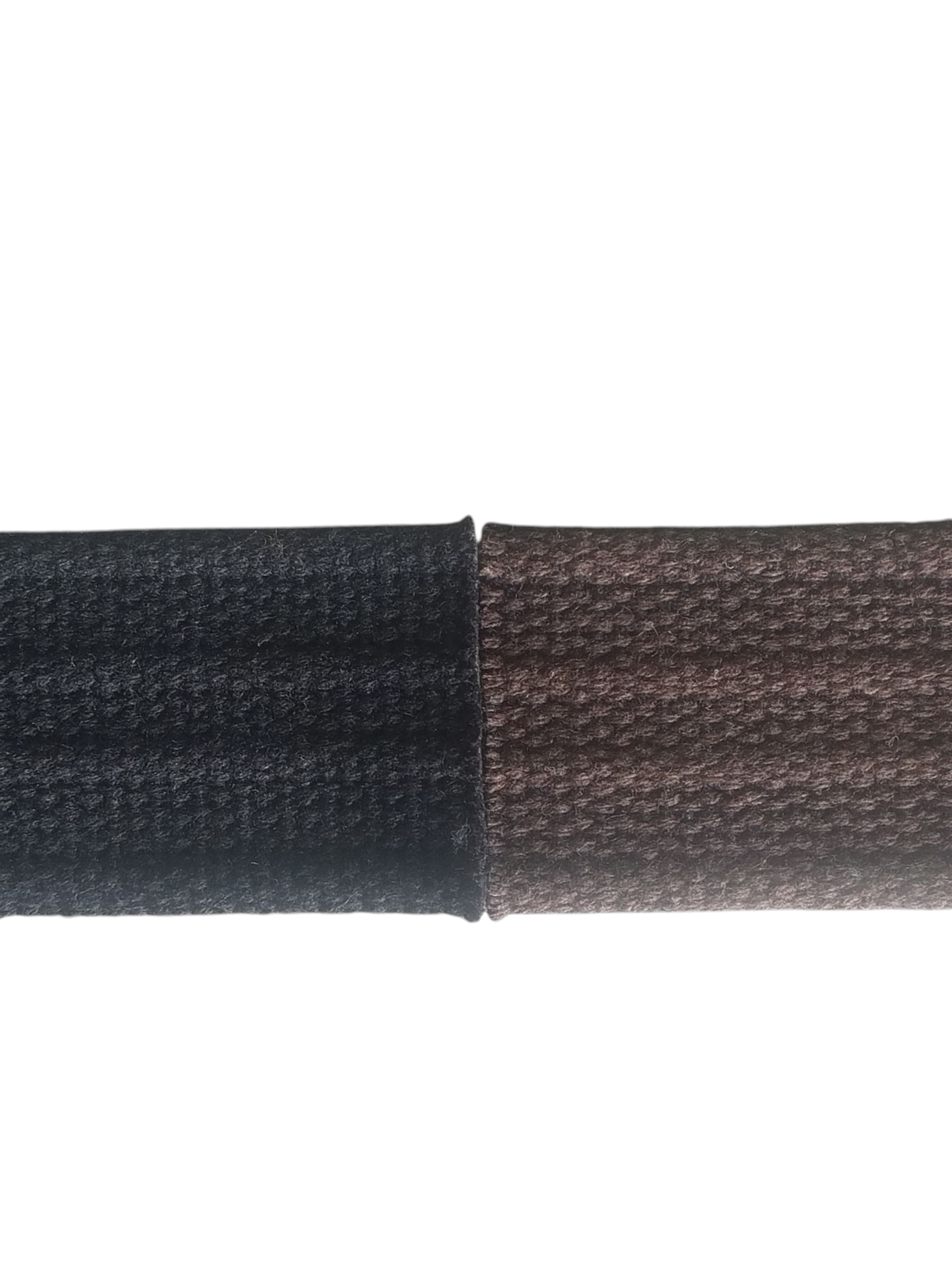 ALGODÃO 4 BORDAS FINA LEVE DF 39mm (PRETO VERSO MARROM)