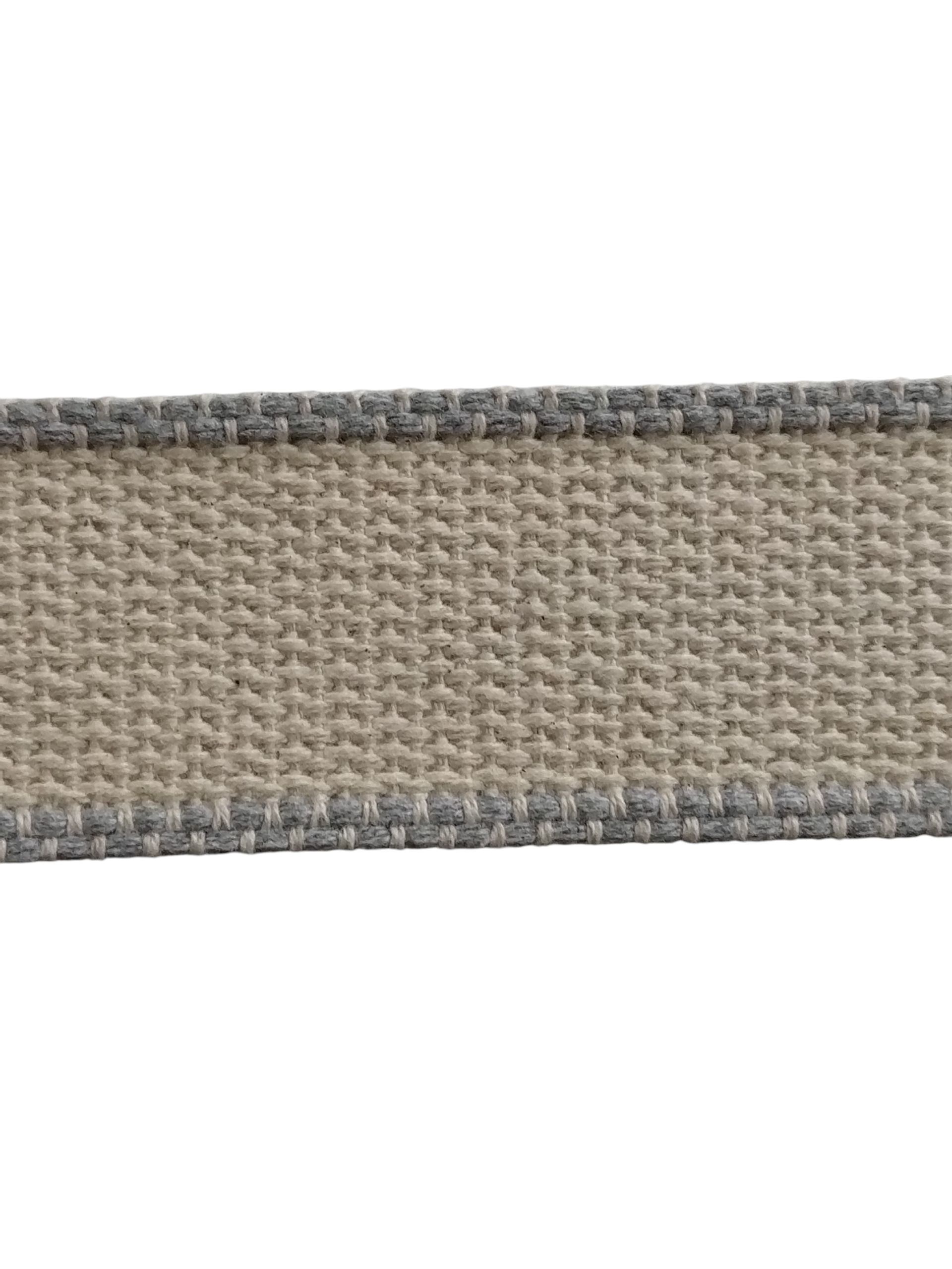 ALGODÃO XADREZ 45mm (CRU COM LATERAL CINZA CLARO)