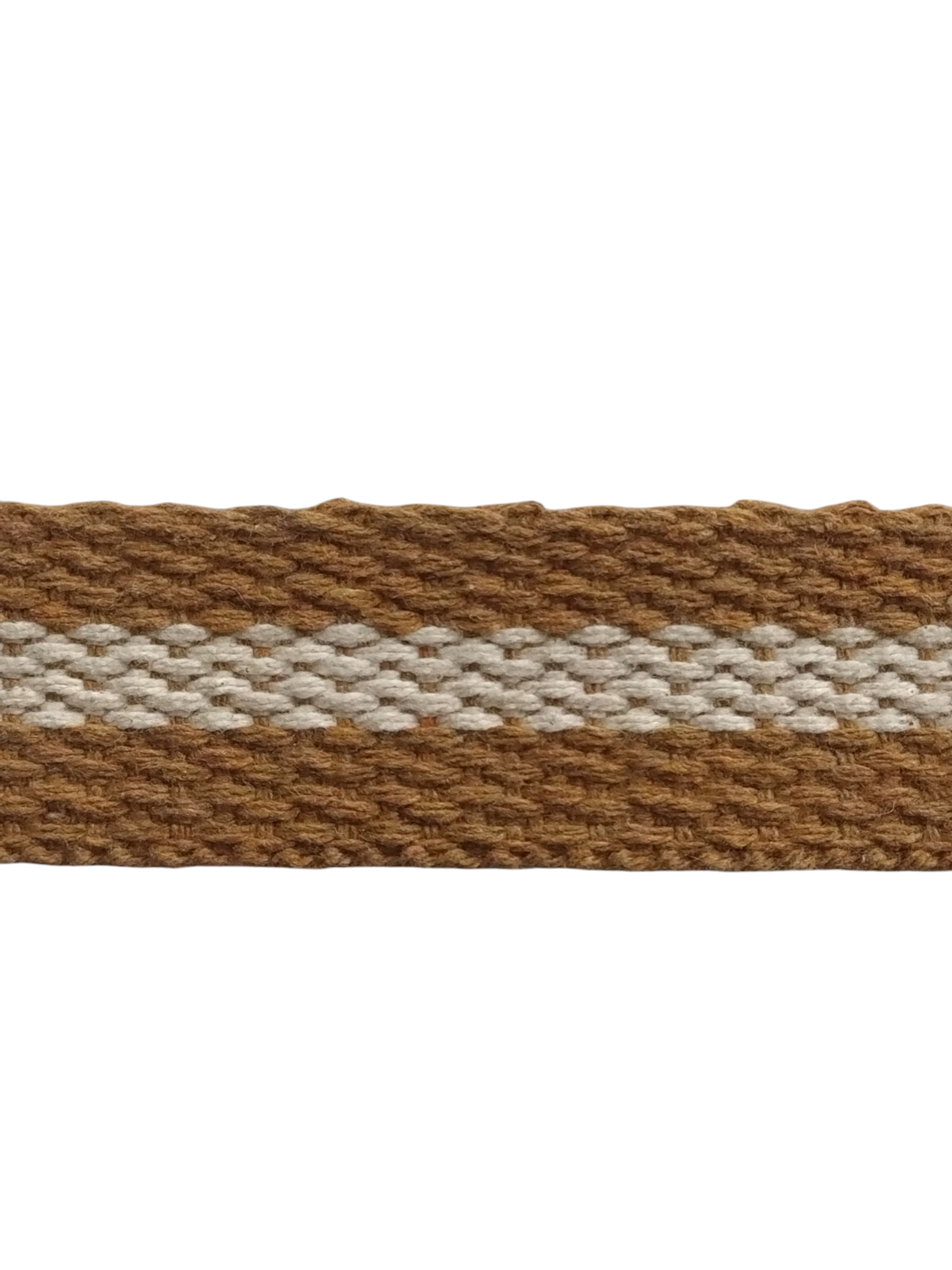 ALGODÃO CCE - 3 FAIXAS 30mm (CARAMELO/CRU/CARAMELO)