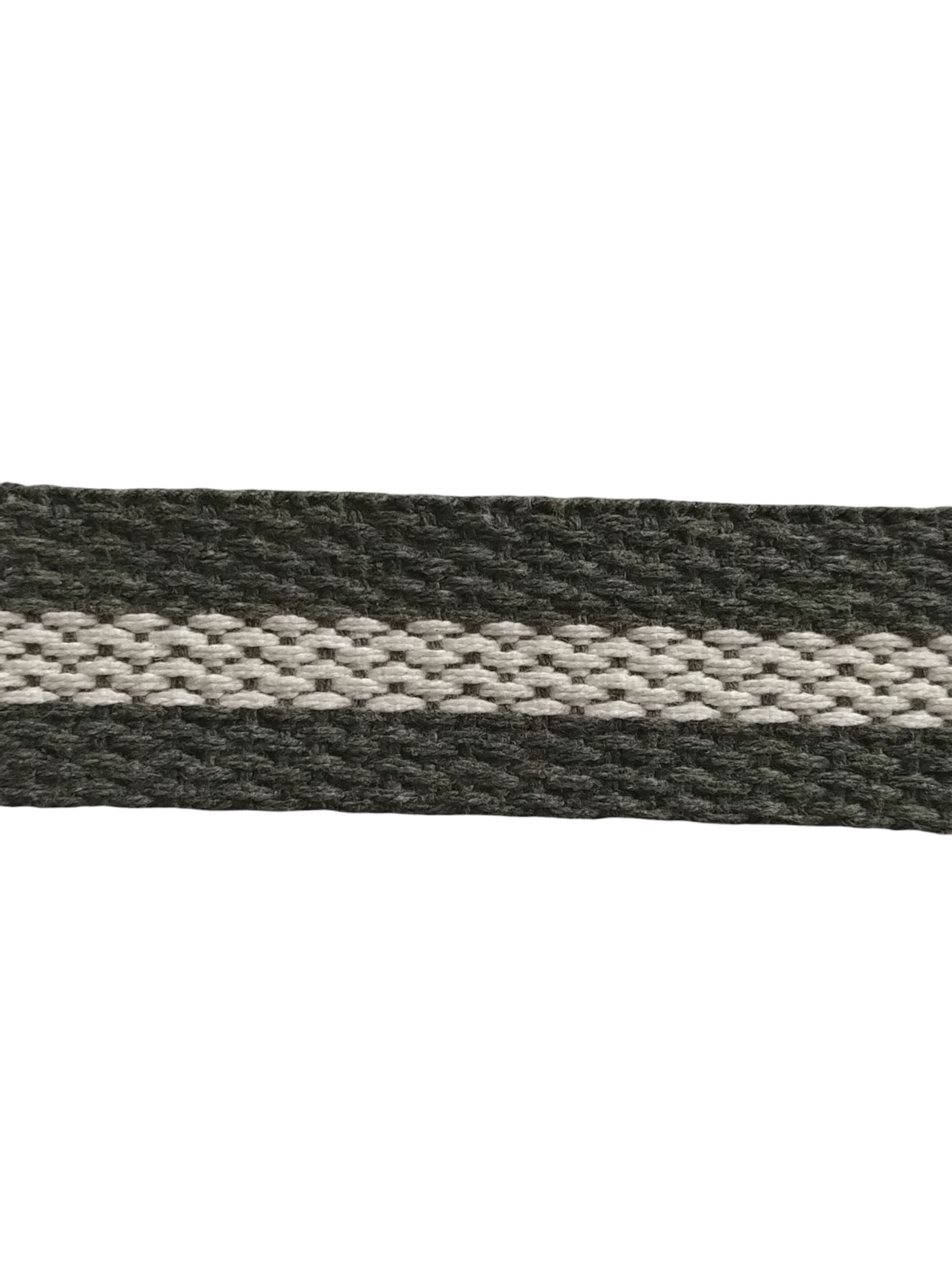 ALGODÃO CCE - 3 FAIXAS 30mm (VERDE/CRU/VERDE)