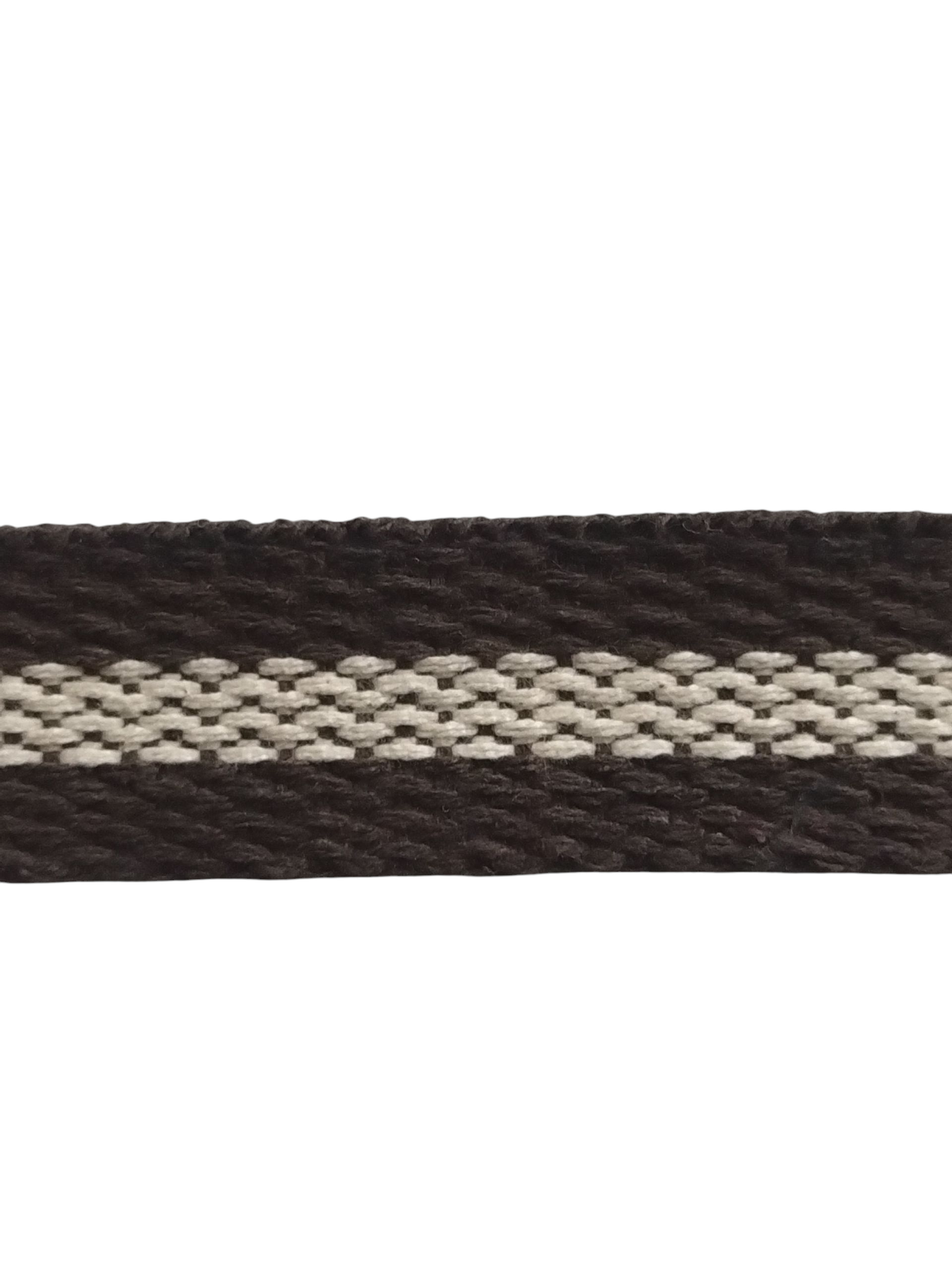 ALGODÃO CCE - 3 FAIXAS 30mm (MARROM/CRU/MARROM)