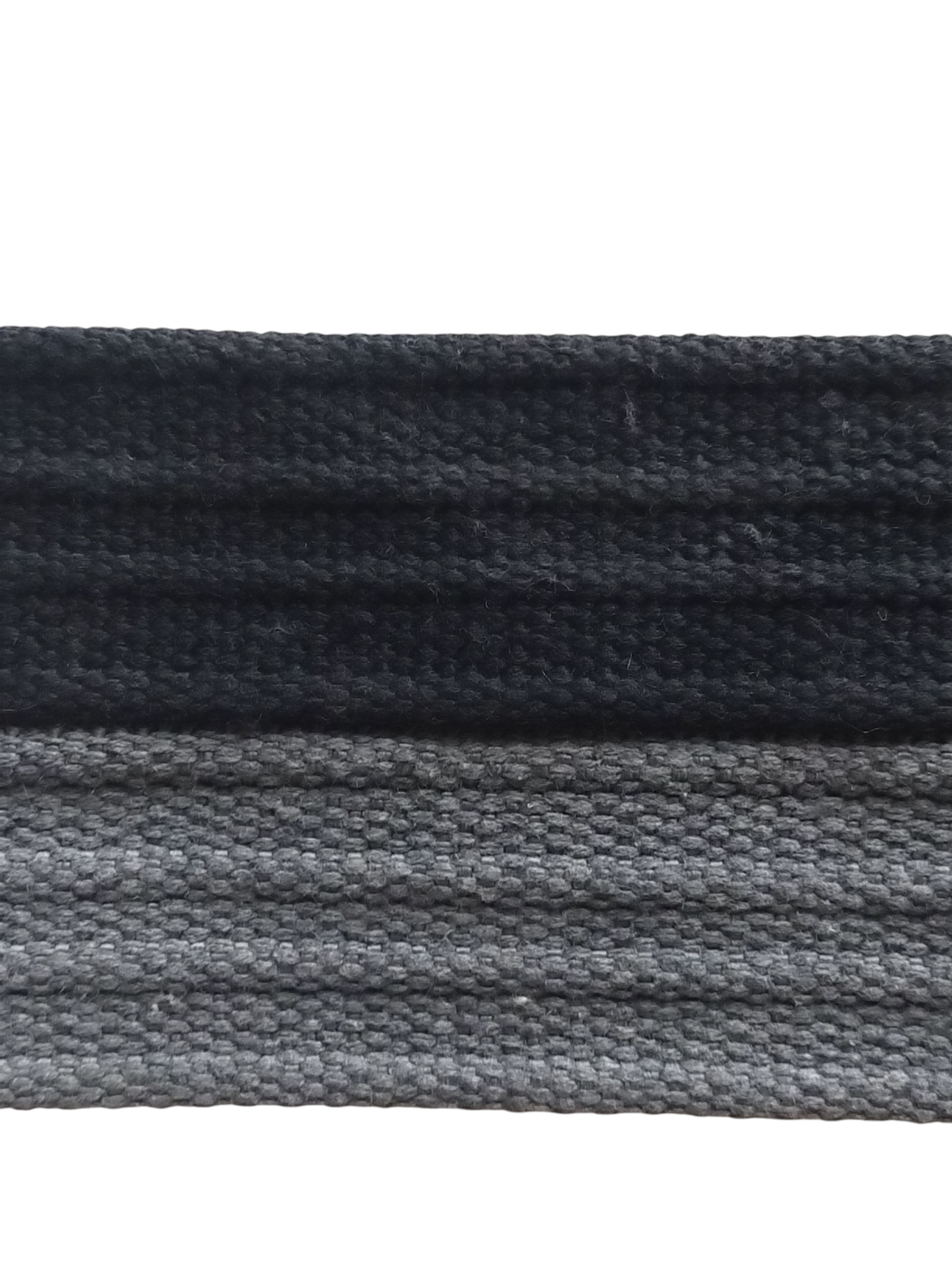 ALGODÃO 4 BORDAS FINA LEVE DF 39mm (PRETO VERSO CINZA)